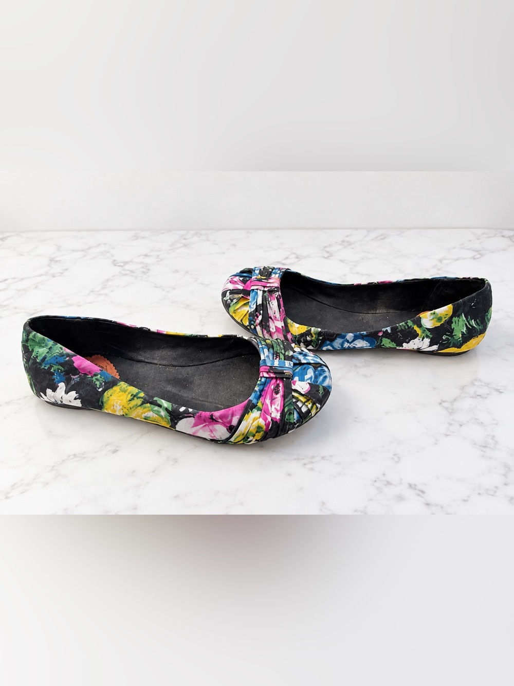 VINTAGE ROCKET DOG Y2K Decorum Fairytale Field Floral Slip-On Ballet Flats